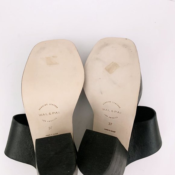 Wal & Pai Saturn Sandals in Black